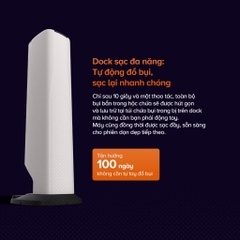 Máy hút bụi Roborock cầm tay không dây H60 Hub Pro cao cấp, Tự động đổ bụi, Hệ thống lọc 5 tầng - HAPOS HOF