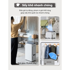 Máy lọc không khí Sharp hút ẩm tạo Plasmacluster ION DW-T30HV-W - Hàng chính hãng - HAPOS HEL DW-T30HV-W