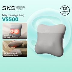 Gối massage lưng và cổ đa năng SKG VS500 chườm nóng 2 mặt - HAPOS HOF