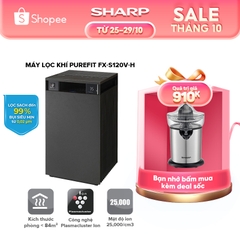 Máy lọc không khí Sharp Purefit FX-S120V-H Chính hãng - HAPOS HEL 84m2 - S120 Trắng