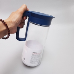 Bình nước thủy tinh LocknLock 1.3 Lít có quai cầm LLG619 - HAPOS LOF LLG619YRED - Màu cam