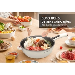 Chảo điện đa năng 5L Sunhouse SHD4555 - HAPOS HEL SHD4555