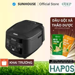 Nồi cơm điện cao tần 1.5L Sunhouse MAMA SHD8858, Lòng nồi dày 3mm, chống dính Daikin (Nhật Bản) - HAPOS HOF