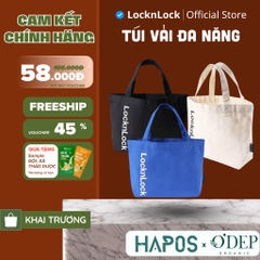 Túi vải đa năng LocknLock Daily Multi-Purpose Bag HWB825 [chất liệu vải canvas dày dặn - bền màu] - HAPOS LOF
