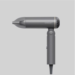 Máy sấy tạo kiểu tóc gấp gọn LocknLock ion âm bảo vệ tóc Foldable Hair Styling Dryer ENA626GRY Màu Xám - HAPOS LOF