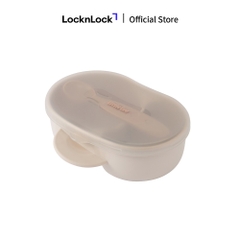 Bộ tô muỗng LocknLock Little Luv Portable Bowl&Spoon cho bé kèm nắp HPP963 - 2 Màu - HAPOS LOF
