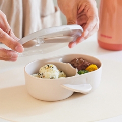 Bộ tô muỗng LocknLock Little Luv Portable Bowl&Spoon cho bé kèm nắp HPP963 - 2 Màu - HAPOS LOF