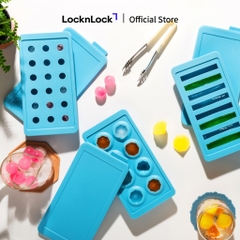 Khay làm đá LocknLock Silicone Ice Tray SLX167BLU - HAPOS LOF