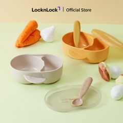 Bộ tô muỗng LocknLock Little Luv Portable Bowl&Spoon cho bé kèm nắp HPP963 - 2 Màu - HAPOS LOF