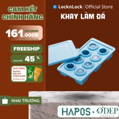 Khay làm đá LocknLock Silicone Ice Tray SLX167BLU - HAPOS LOF