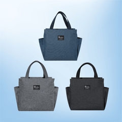 Túi đựng hộp cơm có lớp giữ nhiệt, giỏ đựng cho hộp cơm thủy tinh LocknLock dân văn phòng HPGN04 - HAPOS Hồng