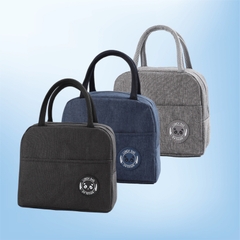 Túi đựng hộp cơm có lớp giữ nhiệt cho hộp thủy tinh LocknLock chống thấm có quai xách tiện lợi HPGN08 - HAPOS Hồng/Đỏ