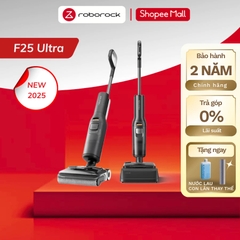 Máy hút bụi lau sàn Roborock F25 | F25 ACE | F25 RT, Lực hút 20000Pa, Gập sát sàn - Bảo hành 2 năm - CHEAPMALL SUNHOUSE F25 RT
