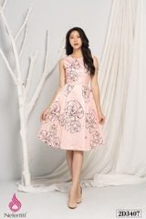 2D3407 - ĐẦM XÒE XẾP LI