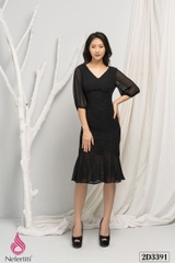 2D3391 - ĐẦM ĐEN ĐUÔI CÁ