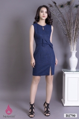3D2790 - ĐẦM ÔM ĐÍNH NƠ EO