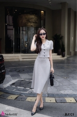 2BJ321 - Bộ Juyp kẻ trẻ trung