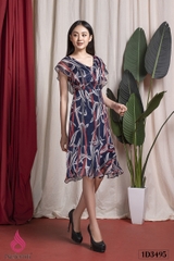 1D3495 - ĐẦM HỌA TIẾT PHỐI BÈO RỦ