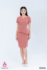 1D3904 - ĐẦM PEPLUM DÁNG ÔM