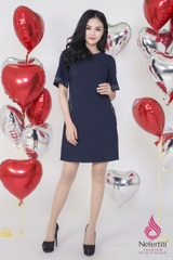 3D2873 - ĐẦM SUÔNG TAY NGẮN