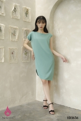 1D3656 - ĐẦM LỤA LỆCH VAI