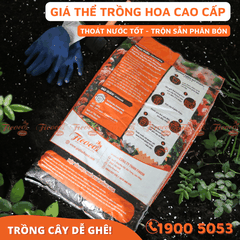 GIÁ THỂ TRỒNG HOA CAO CẤP - 20L