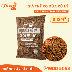 GIÁ THỂ XƠ DỪA XỬ LÝ COCO WOW - 5L