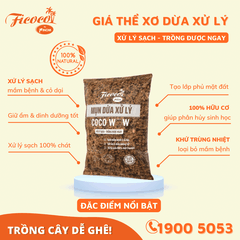 GIÁ THỂ XƠ DỪA XỬ LÝ COCO WOW - 5L