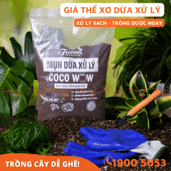 GIÁ THỂ XƠ DỪA XỬ LÝ COCO WOW - 5L