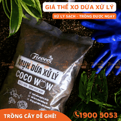 GIÁ THỂ XƠ DỪA XỬ LÝ COCO WOW - 5L