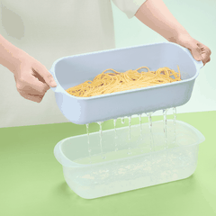 Bộ thau rổ chữ nhật Yoko Cloud