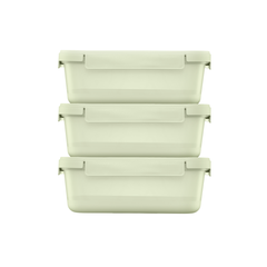 Bộ 3 hộp thực phẩm nắp gài Hokkaido