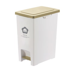 Thùng rác đạp chữ nhật Hiro 30L (kèm ruột)