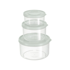 Bộ 3 hộp thực phẩm tròn Hokkaido