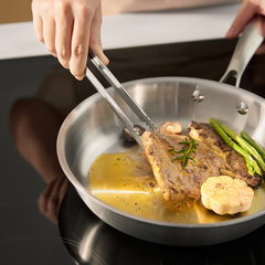 Chảo Inox nguyên khối cao cấp Omi Gourmet