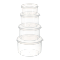 Bộ 4 hộp thực phẩm tròn Hokkaido