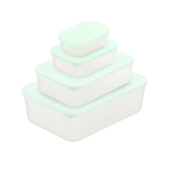 Bộ 4 hộp thực phẩm trữ đông Hokkaido 290-900-2500-3600ml