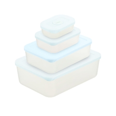 Bộ 4 hộp thực phẩm trữ đông Hokkaido 290-900-2500-3600ml