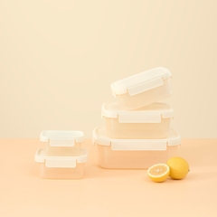 Bộ 5 hộp thực phẩm nắp gài Hokkaido