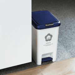 Thùng rác đạp chữ nhật Hiro 20L (kèm ruột)