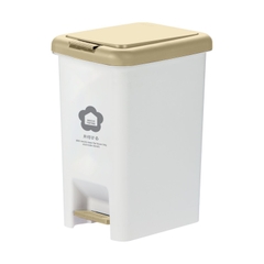 Thùng rác đạp chữ nhật Hiro 20L (kèm ruột)