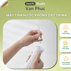 Máy tăm nước không dây Okina – Công nghệ làm sạch răng miệng chuyên sâu, 3 chế độ, kháng nước IPX7