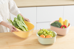 Bộ thau rổ vuông Yoko 27cm