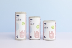 Túi rác tự huỷ Soji 50L x 32 túi (Túi miệng lượn sóng)