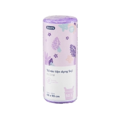 Túi rác tiện dụng Soji 50L x 19 túi (Size L) Hương Lavender