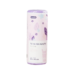 Túi rác tiện dụng Soji 50L x 19 túi (Size L) Hương Lavender