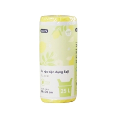 Túi rác tiện dụng Soji 25L x 28 túi (Size M) Hương Chanh