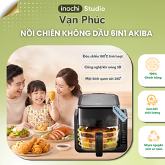 Nồi Chiên Không Dầu 6in1 Akiba Đa Năng Tiện Dụng