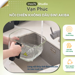 Nồi Chiên Không Dầu 6in1 Akiba Đa Năng Tiện Dụng