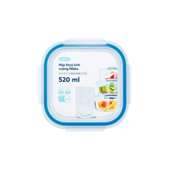 Hộp thuỷ tinh vuông Nikko 520 ml
